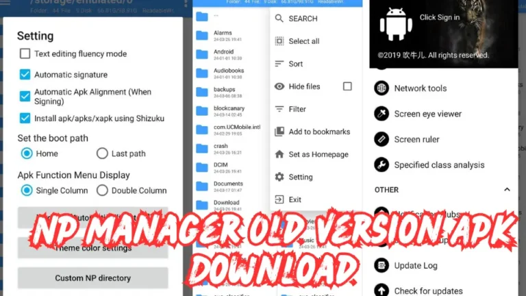 NP Manager Old Version APK Download